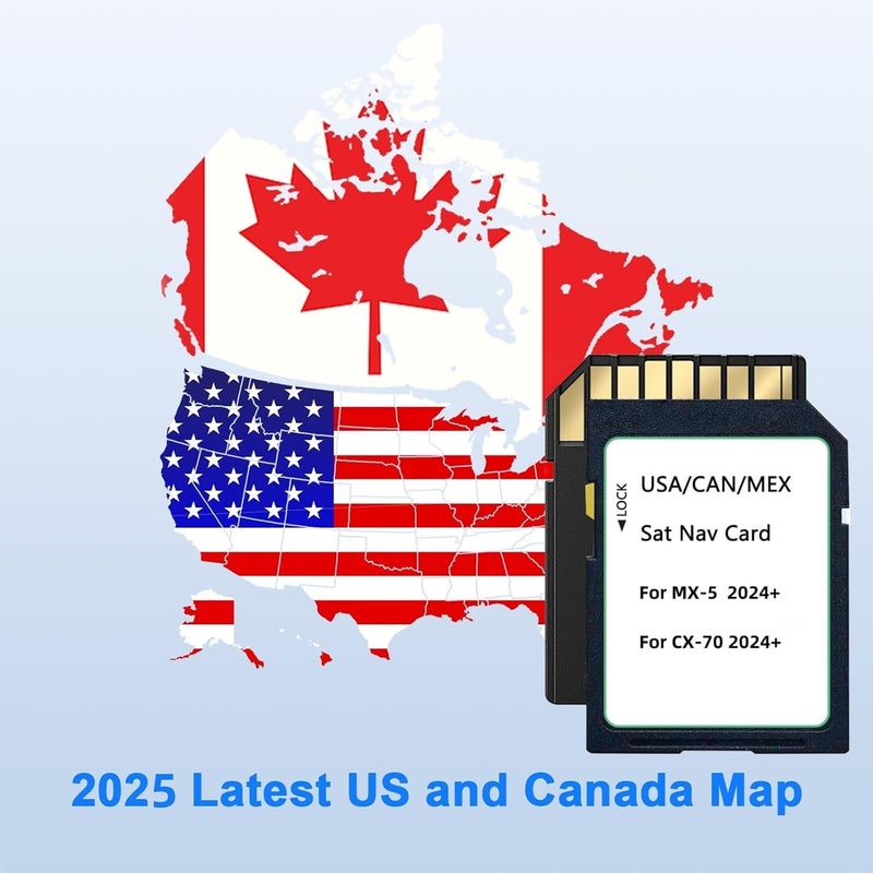 Rocketek 2025 Upgraded KMV6 66 EZ1B Navigation SD Card Map USA/CAN/MEX CX-5(2024-2025), CX-30/Model 3(2024), CX-90(2023-2025), KMV66Z1B Latest Navigation SD Card - Image 4